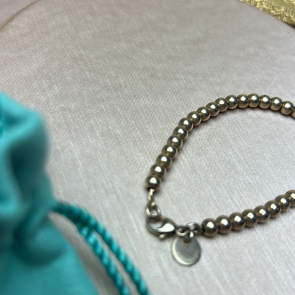 Tiffany & Co. beaded red heart bracelet. Return to Tiffany. # 46 - Picture 4 of 5